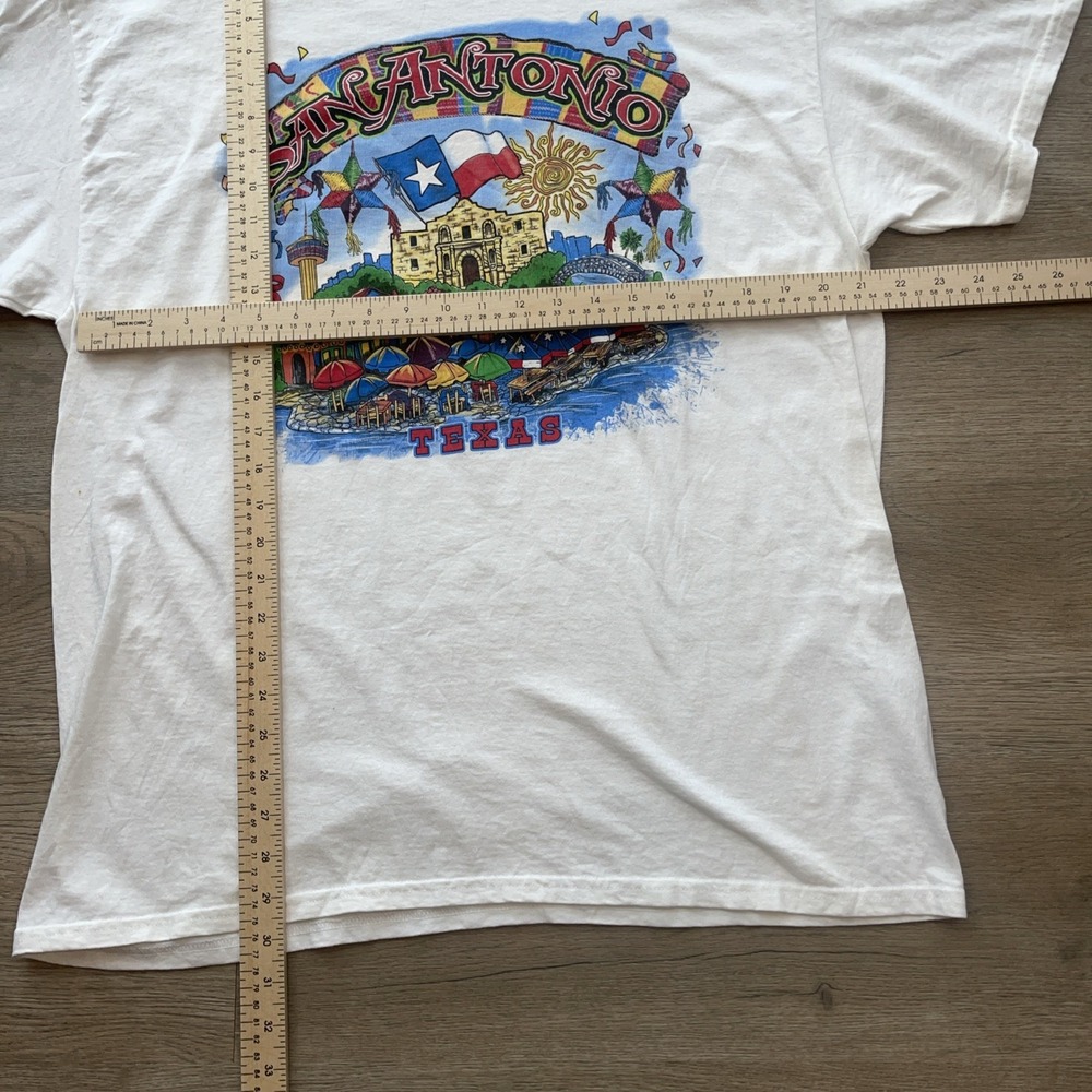 Vtg San Antonio Texas Shirt Mens Large 90s - Picture 5 of 7
